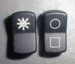Laser Marked buttons